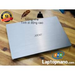 Laptop Acer Swift 3 SF314-54-58KB Core i5-8250U / Ram 4GB DDR4 / Màn hình 14.0 inch iPS Full HD / Led phím / Bảo mật vân tay / Pin 7h30"